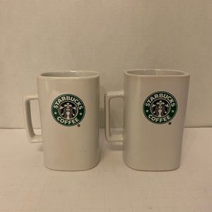Set of 2 Starbucks Mugs from 2007